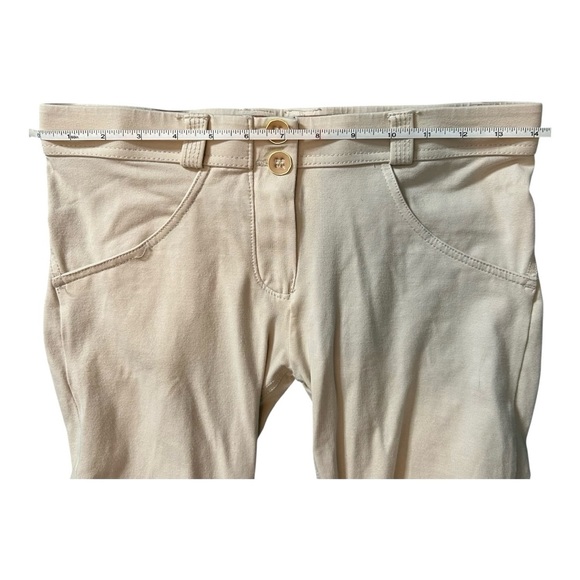 Freddy WR.UP Low-Rise 7/8 Length Pants - Size S, Light Beige - Picture 7 of 11